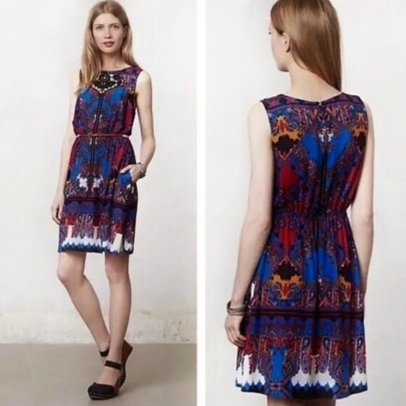 Anthropologie Lilka Empress Paisley Dress - Picture 1 of 7